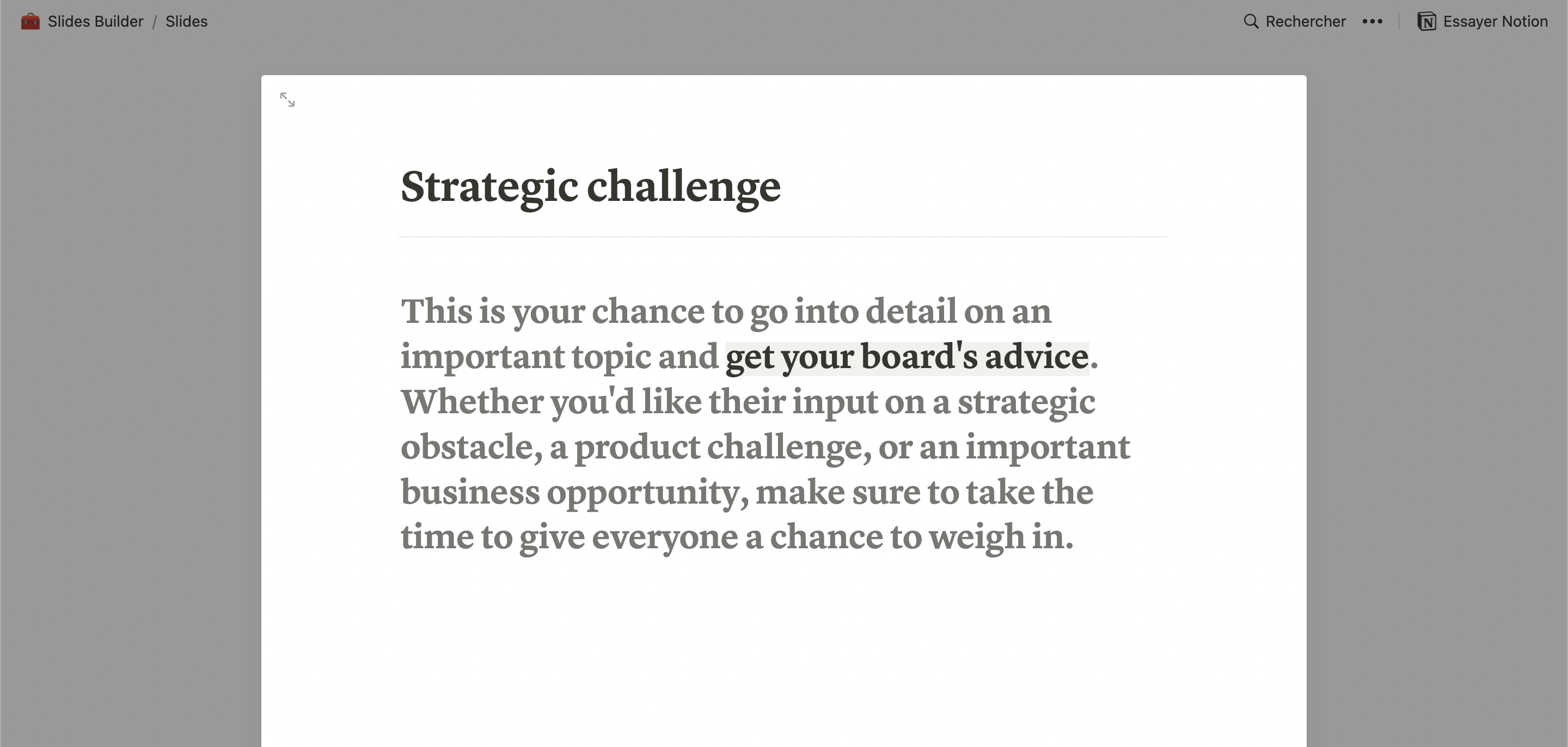 Simple design settings — spend your time on the content.