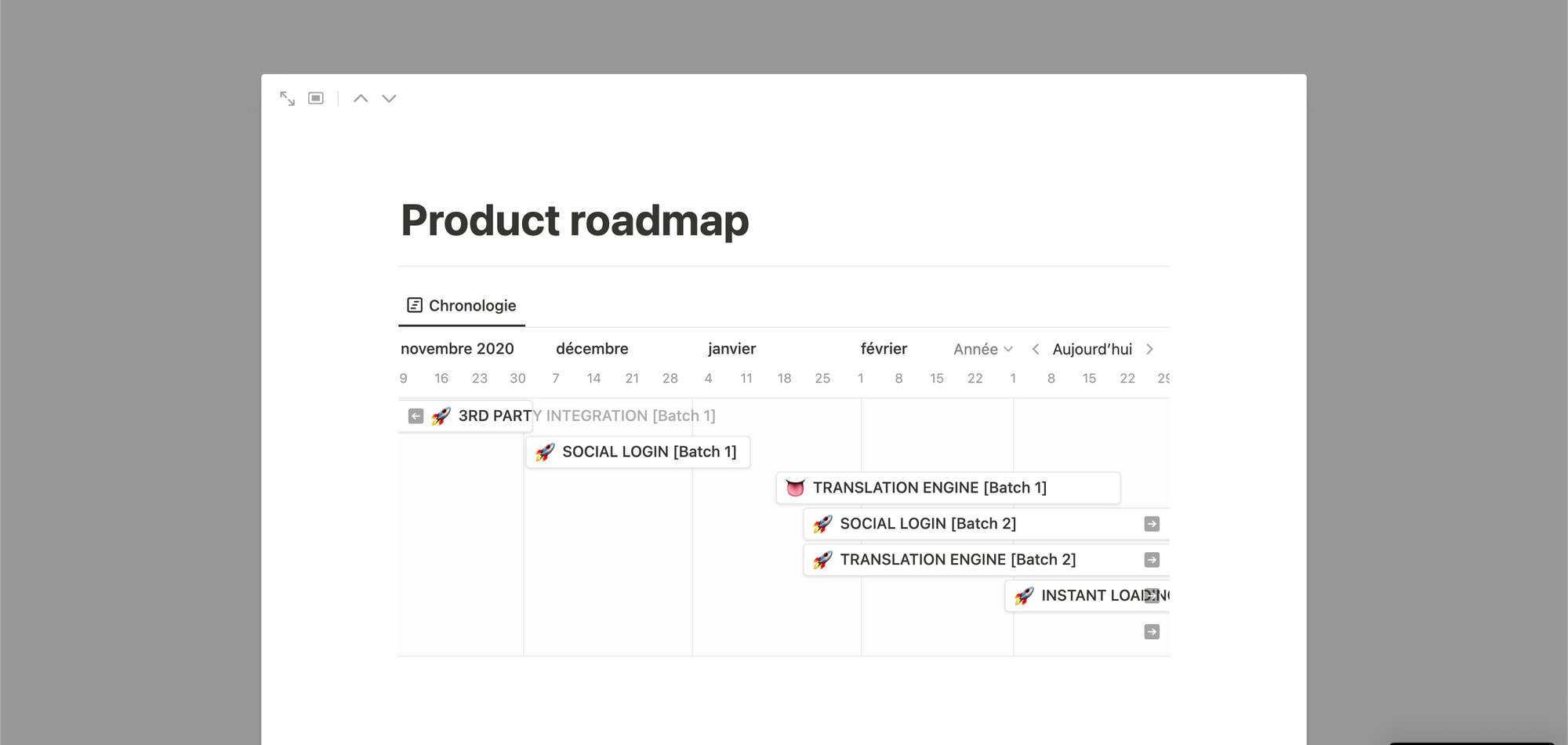 Always-up-to-date roadmaps.